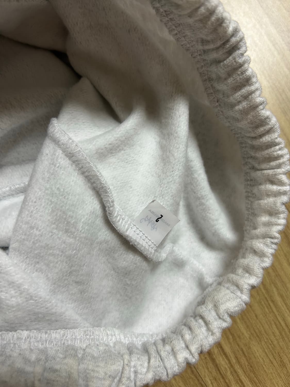 이지 고샤 YZY 블랙 독스 조거 헤더 그레이 2사이즈 상품이미지4