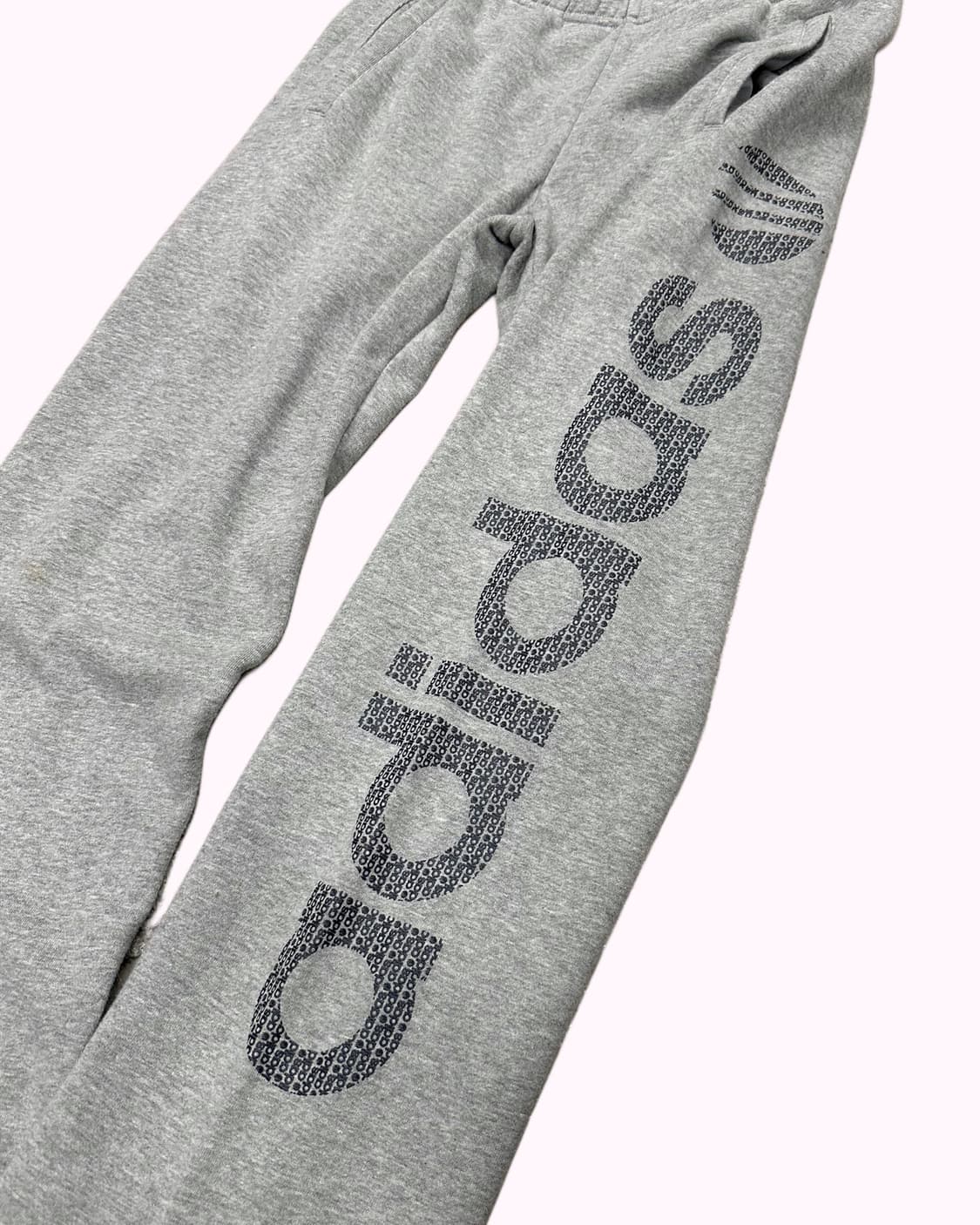 ADIDAS logo boots-cut sweat pants 상품이미지3