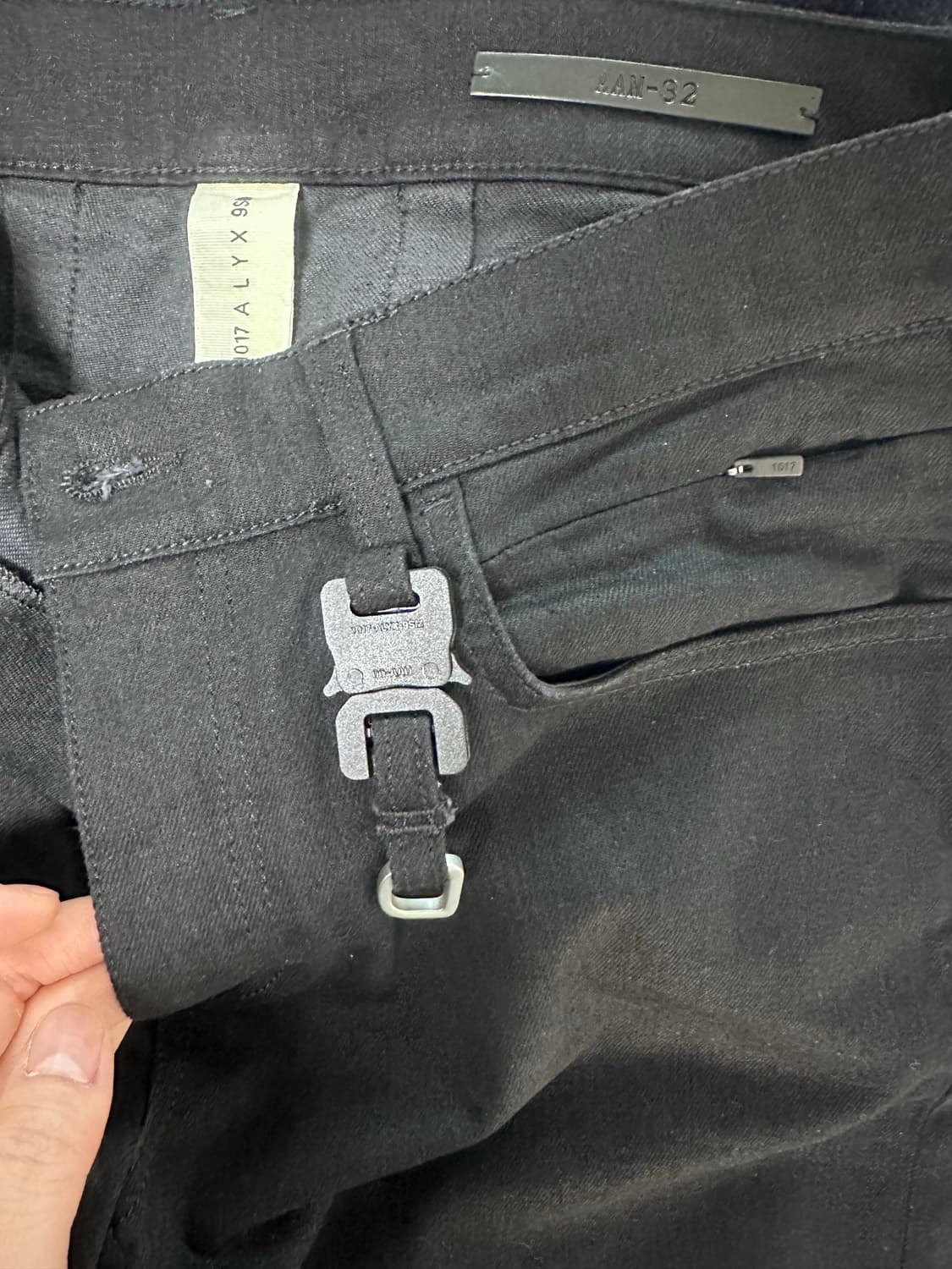 알릭스 블랙 데님 팬츠 상품이미지4