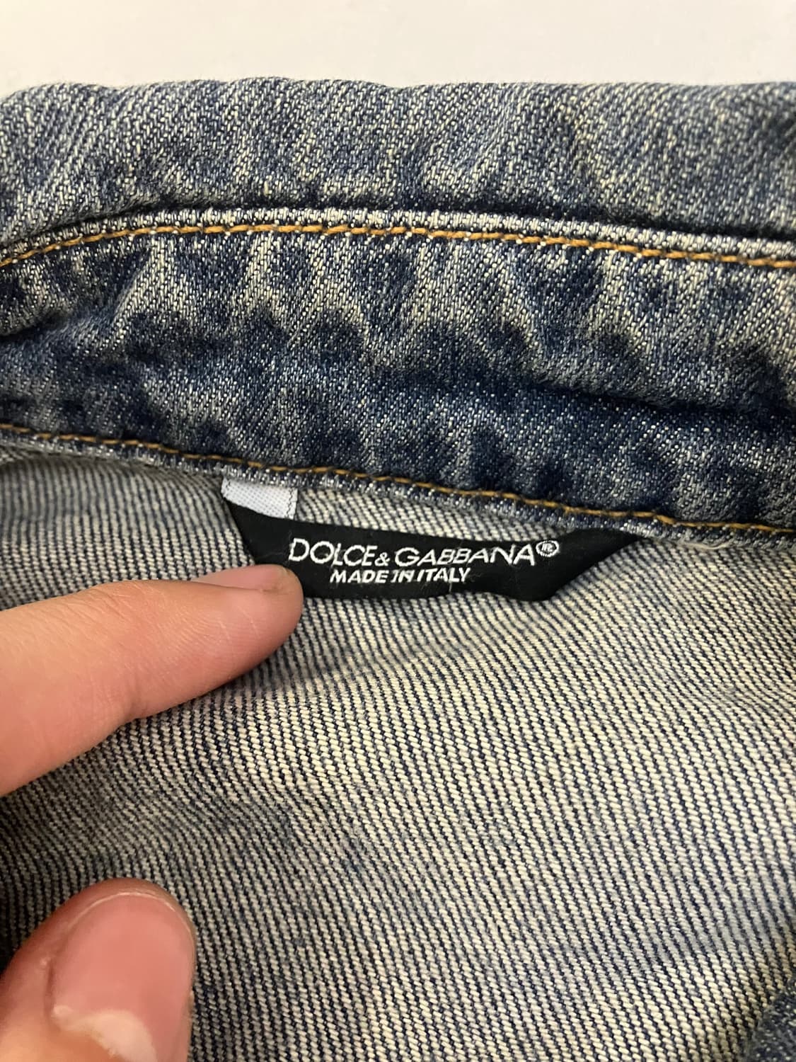 07FW 돌체앤가바나 아카이브 하이브리드 데님자켓 상품이미지6