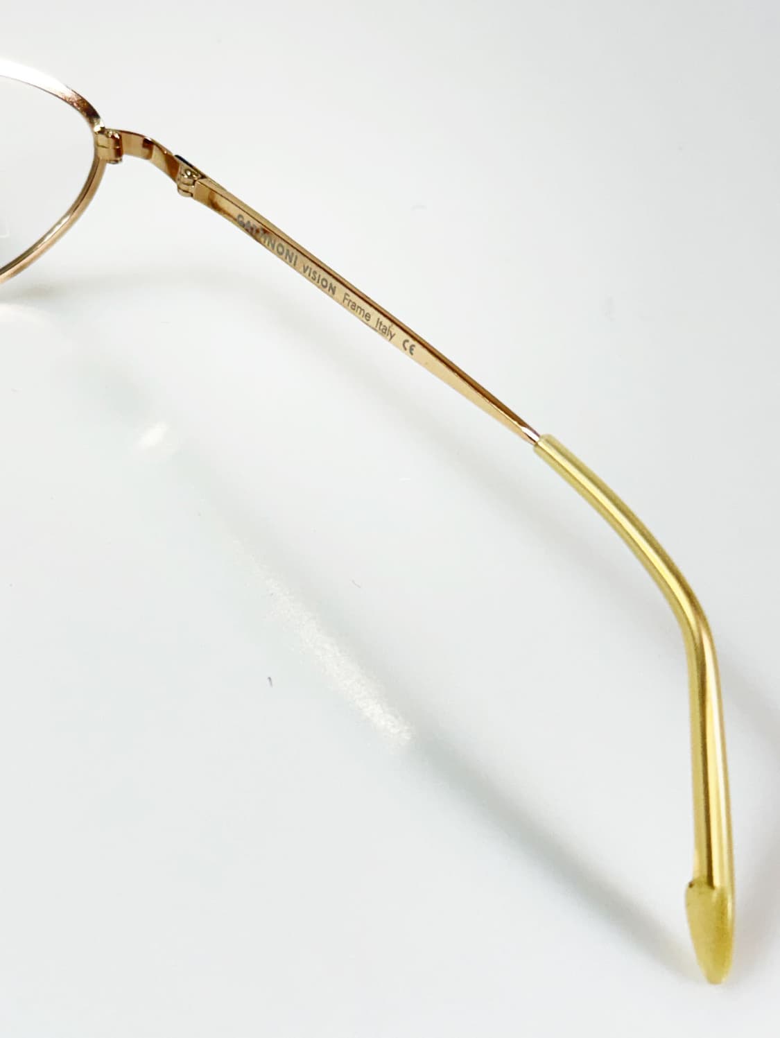 90s GATTINONI 골드 슬림 오벌 프레임 빈티지 안경 상품이미지6