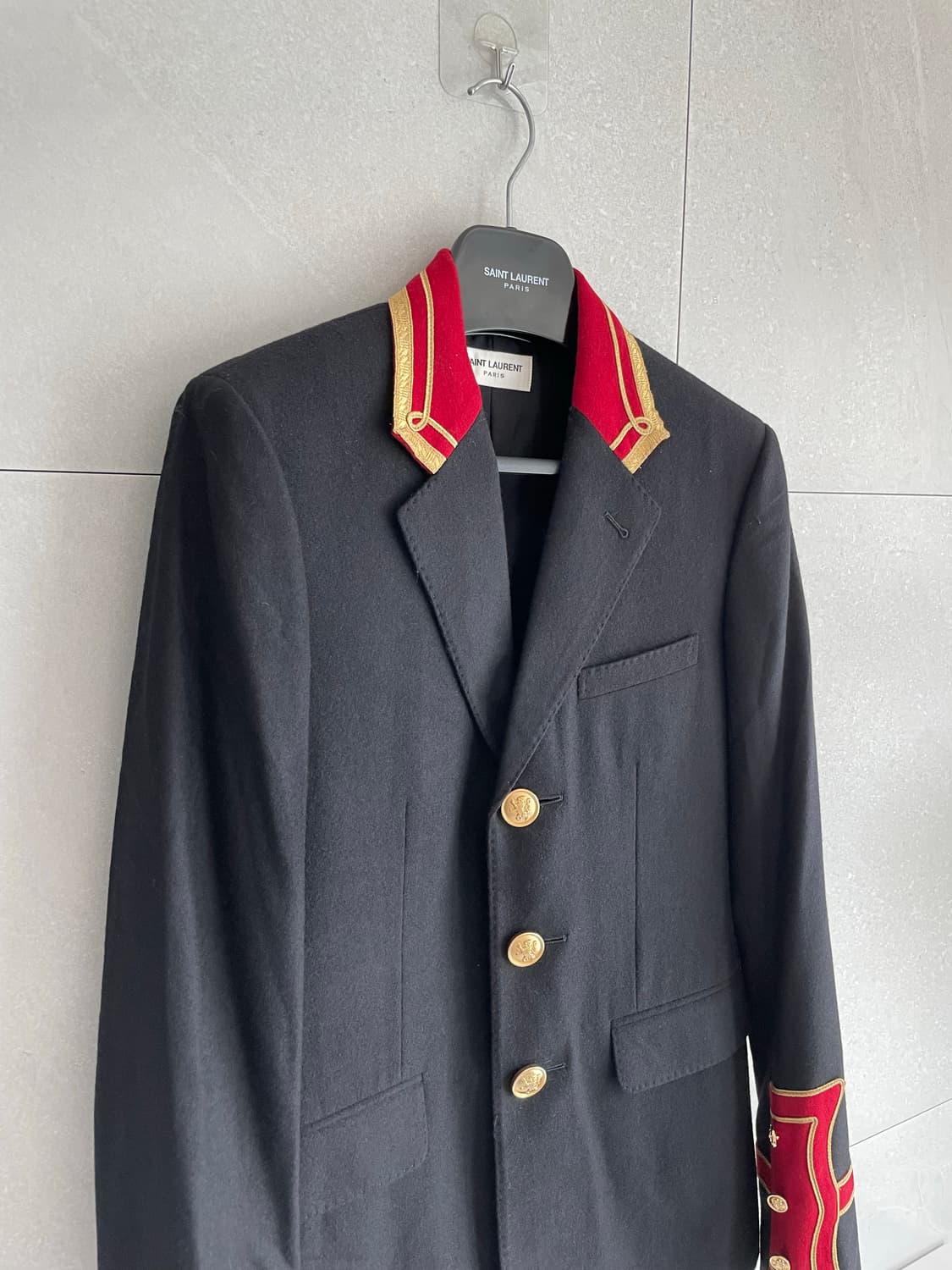 생로랑 16fw palladium officer jacket 상품이미지3