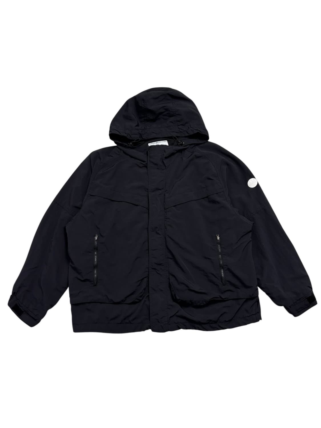 트래블 후드 바람막이 자켓 블랙 상품이미지2