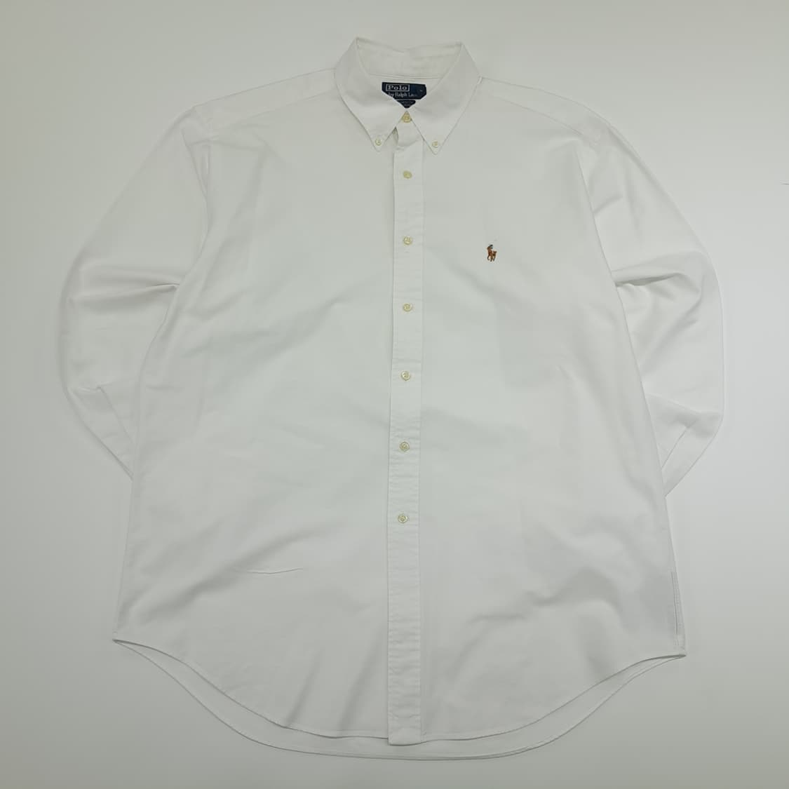 CN904 XL 폴로 랄프로렌 화이트 긴팔 셔츠 남방 상품이미지1