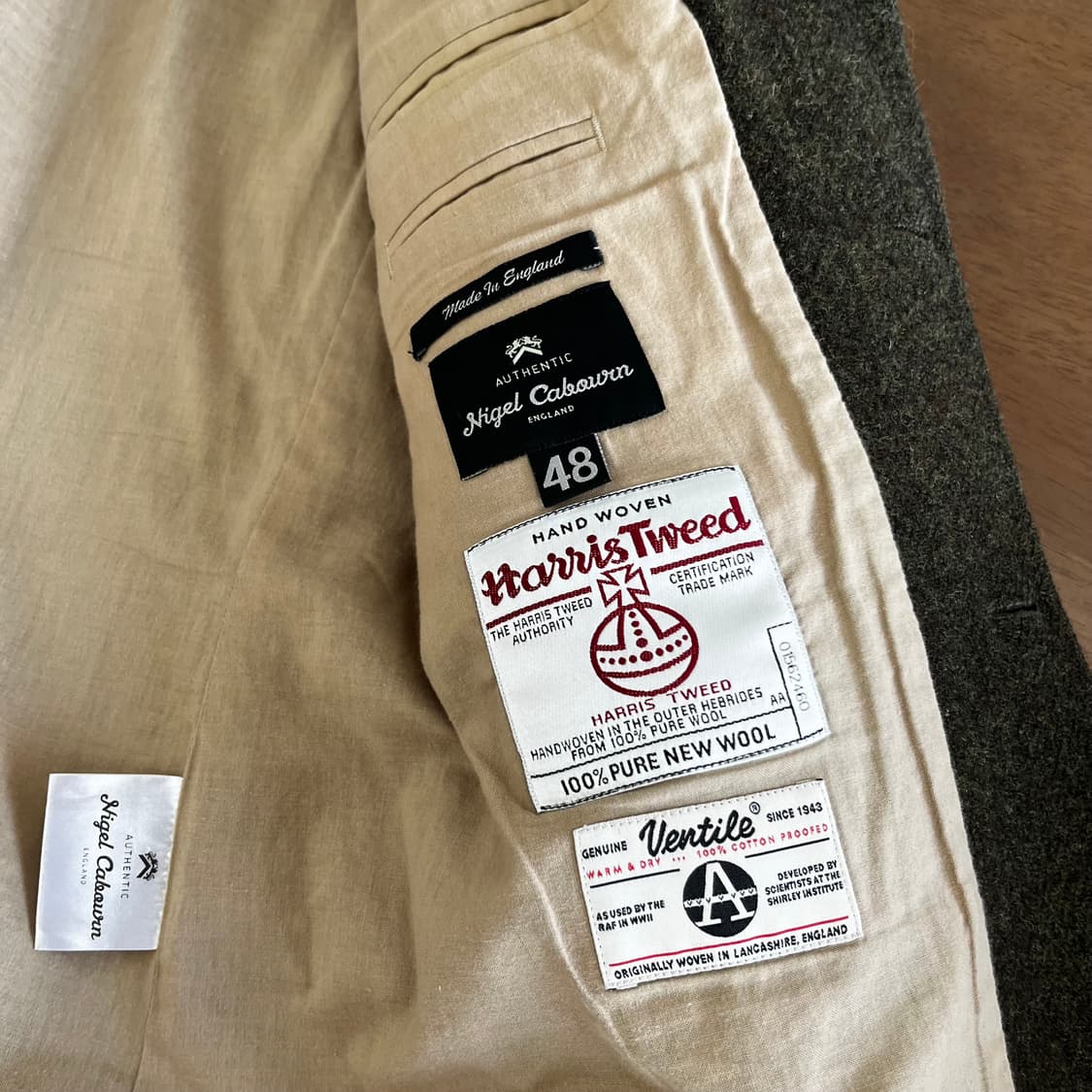 나이젤카본 말로리 헤리스트위드 울자켓 48 상품이미지7