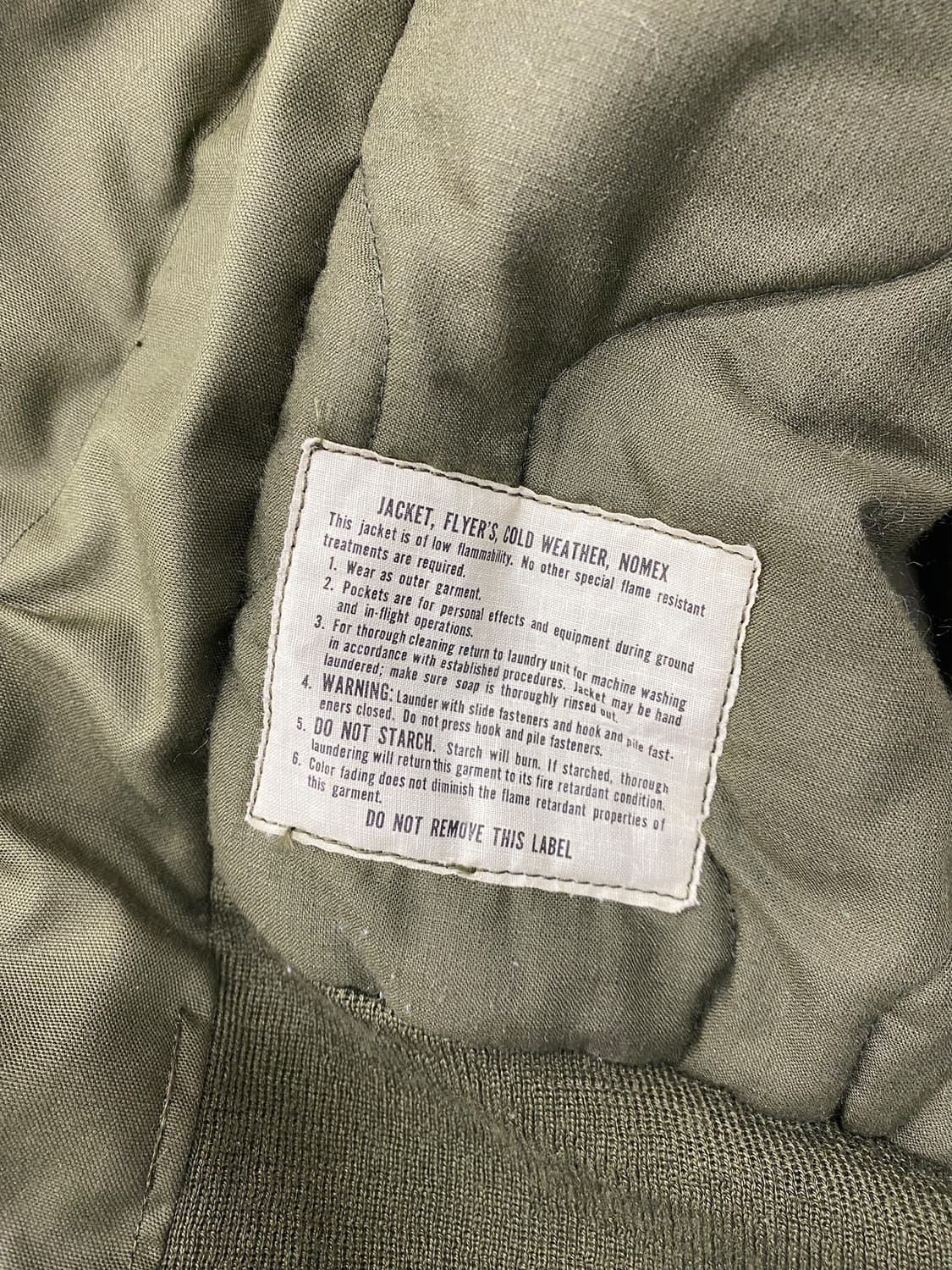 1978 U.S. 밀리터리 콜드 윈터 자켓 상품이미지9