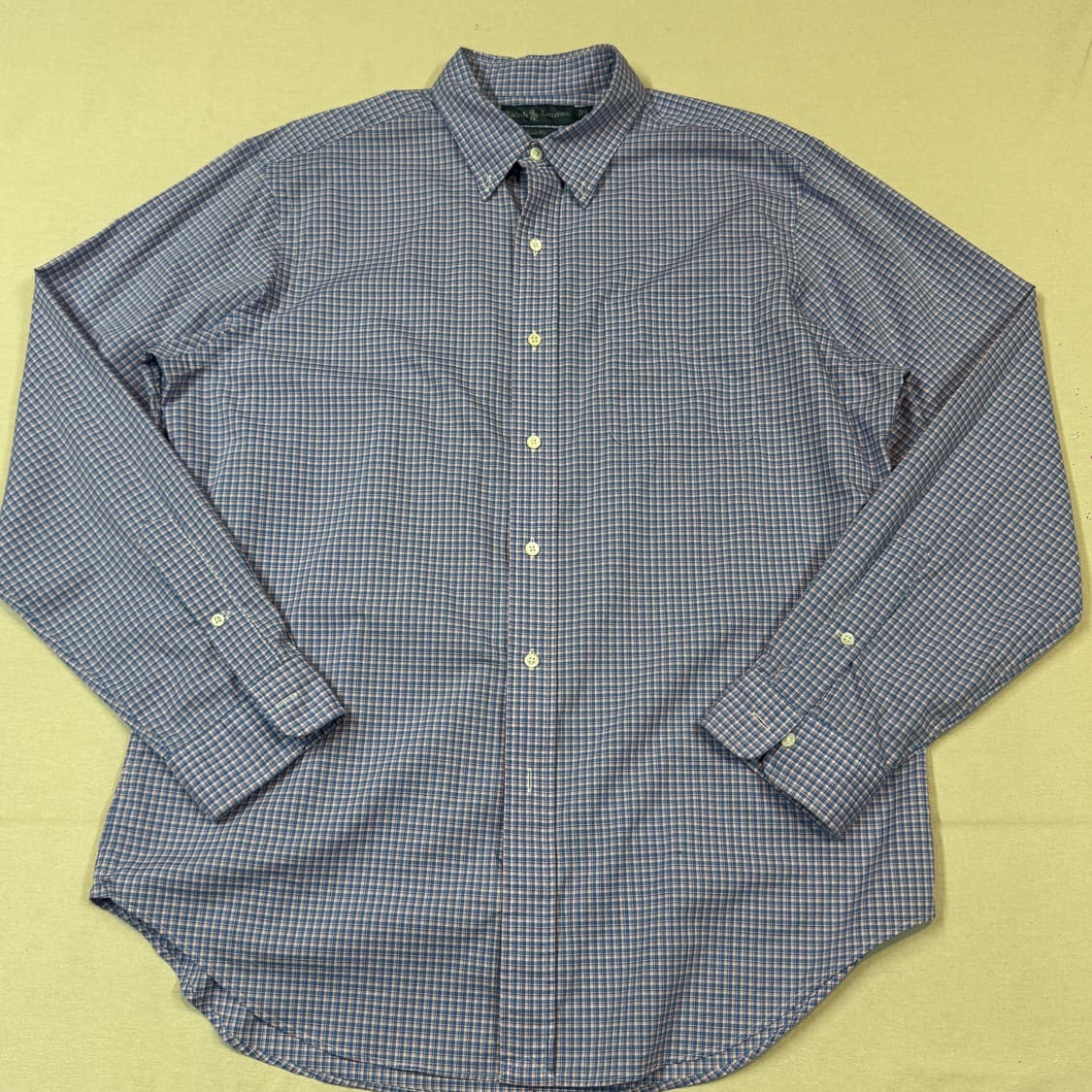 L) 폴로 랄프로렌 원포켓 클래식핏 체크 셔츠 상품이미지2