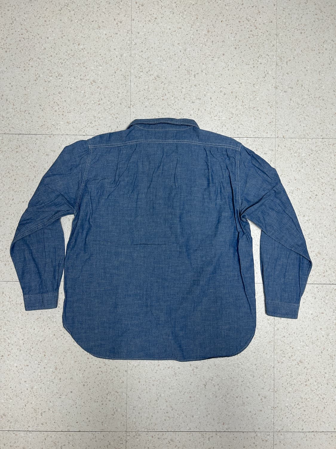 Ends and Means Work Shirts Chambray L 상품이미지2