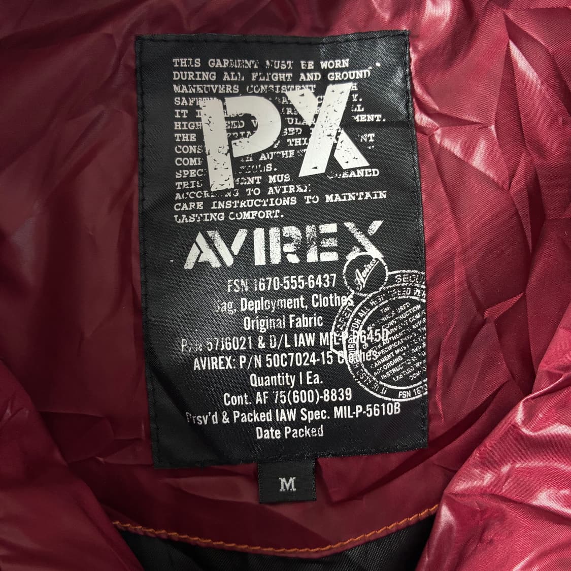 Avirex  아비렉스 USN 폴리 퀼팅 패디드 자켓 상품이미지9