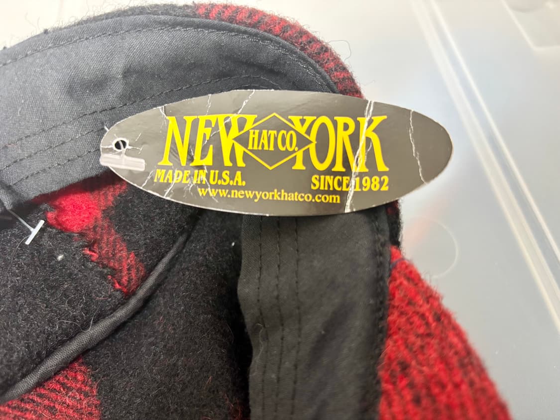 뉴욕햇 버팔로 체크 울 캡 햇 모자 미사용 미국산 상품이미지7