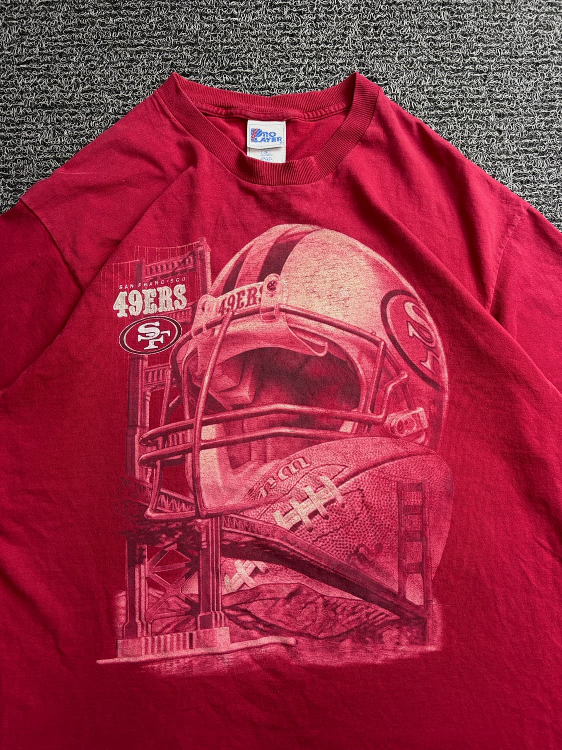 90s 프로 플레이어 NFL 센프란시스코 49ers 티셔츠 3711 상품이미지1