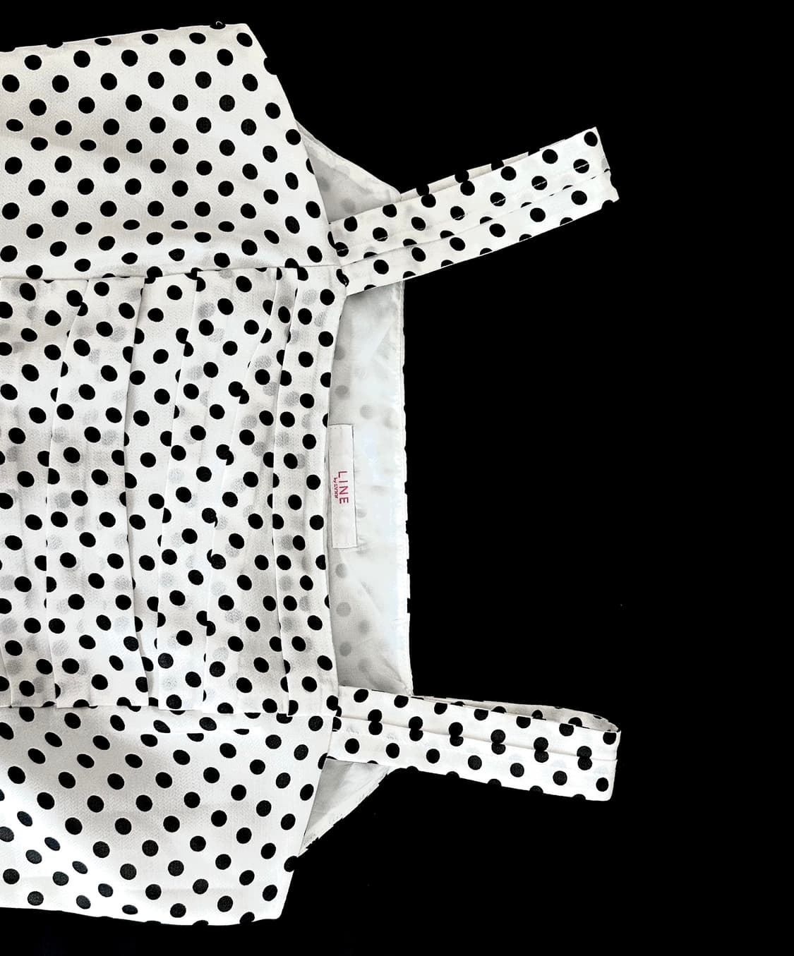 빈티지 도트 레이스 원피스 상품이미지2