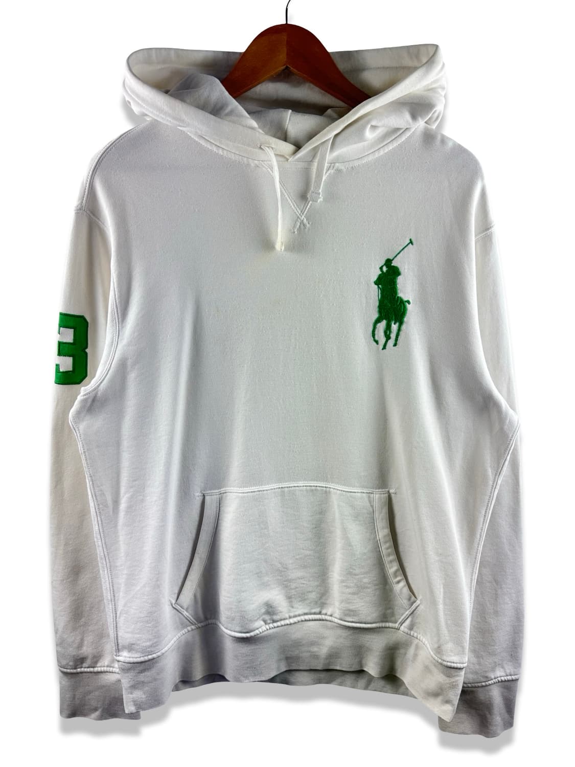 폴로랄프로렌 화이트 그린 빅포니 후드티2925 상품이미지1