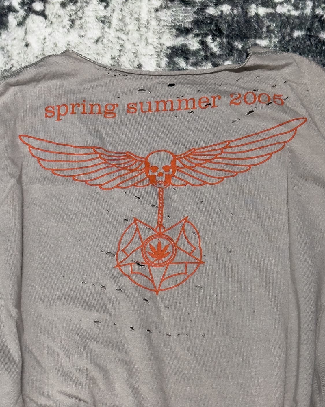 {Lucien Pellet-Finet} Skull Wing Dis Tee 상품이미지9
