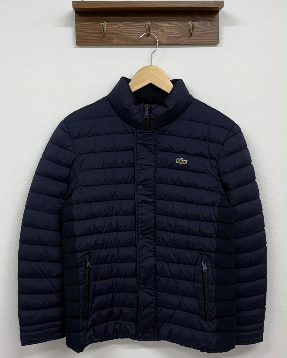 [48] 라코스테 네이비 덕다운 자켓 경량패딩 상품이미지1
