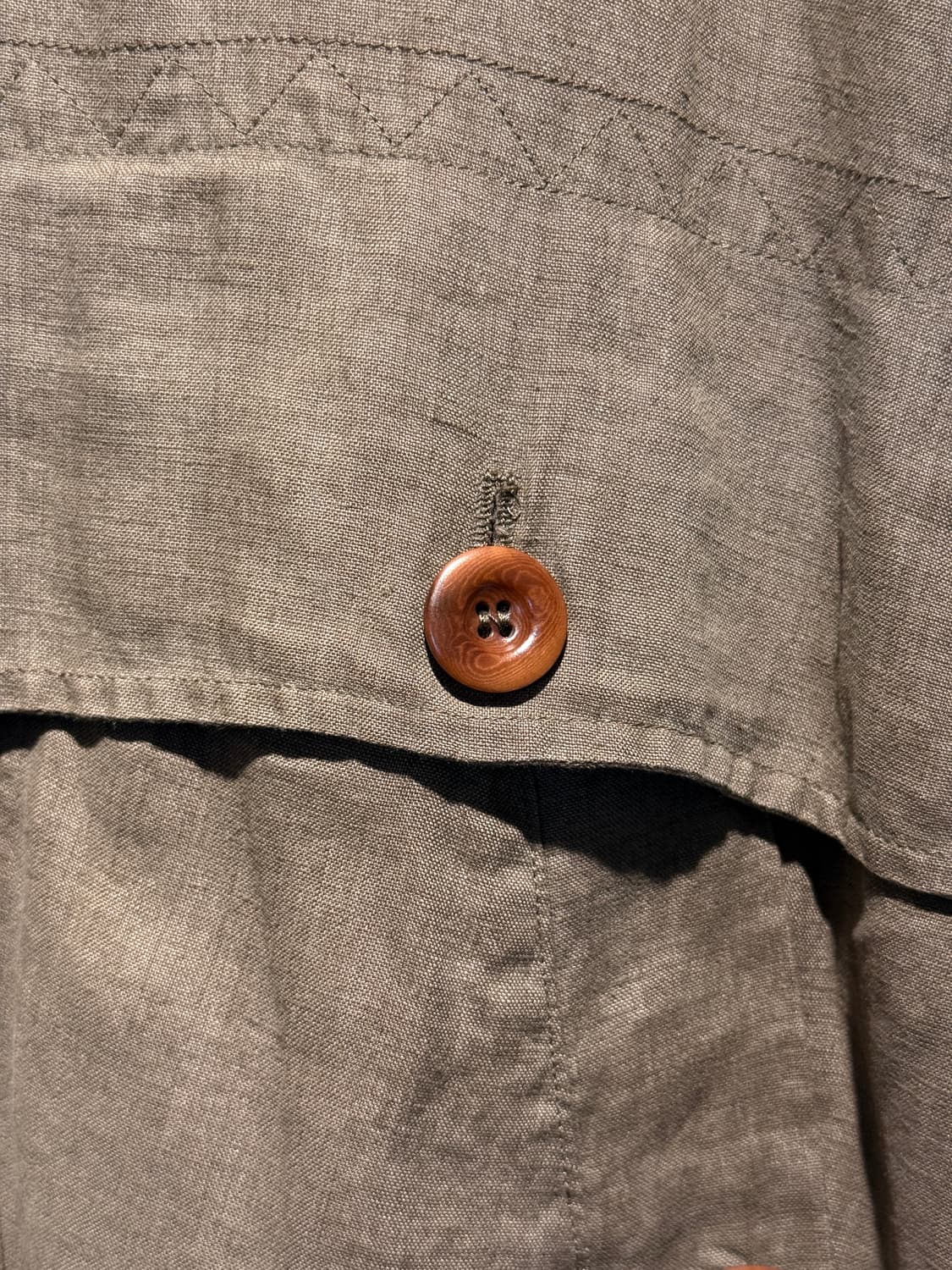 90s 'Solbiati' Linen Blouson Jacket 상품이미지8