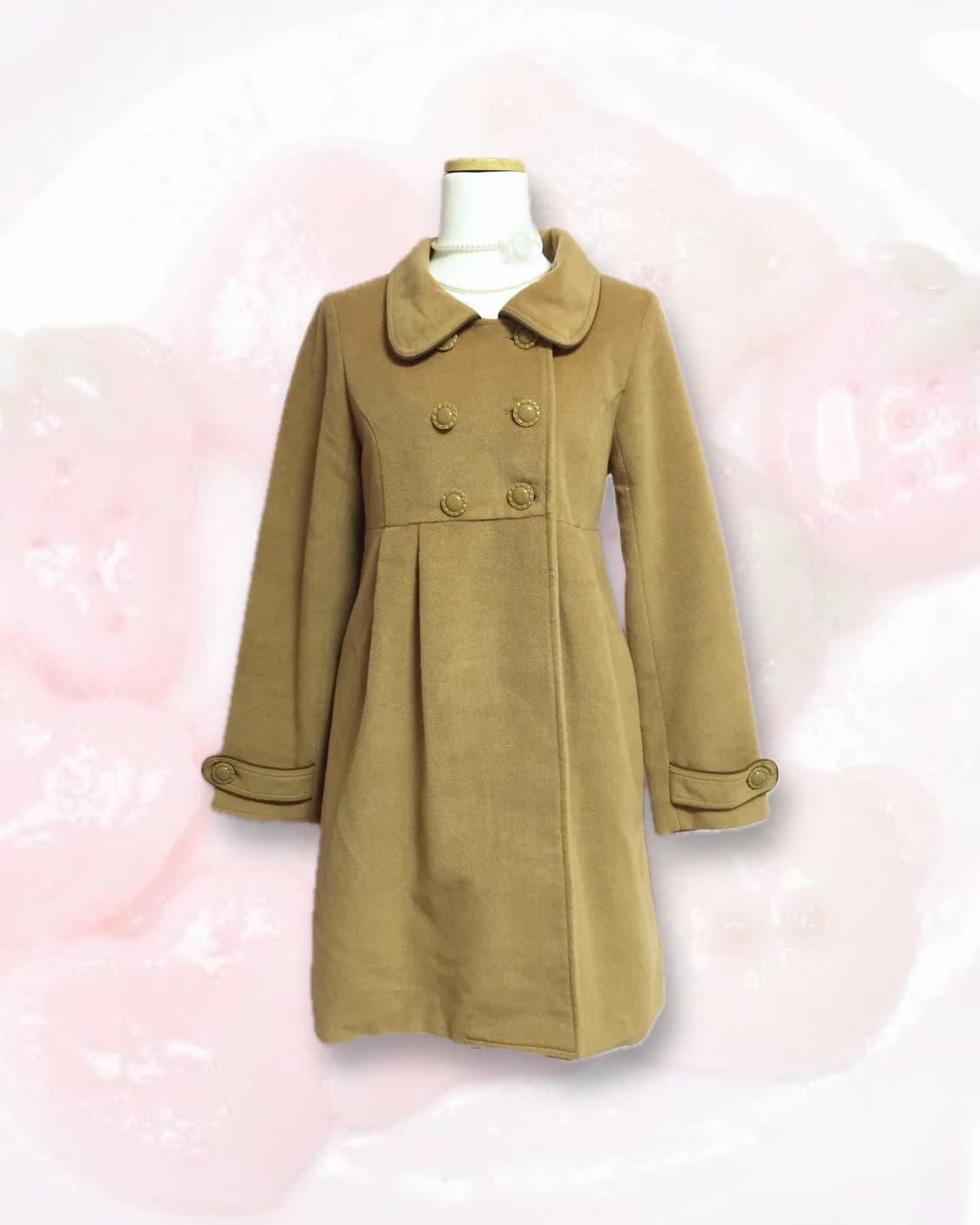 빈티지 초코카라멜 라떼갸루 코트 상품이미지1