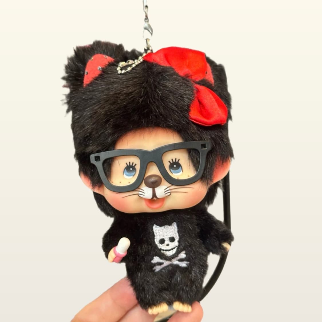 희귀 몬치치 대두 블랙캣 키링 상품이미지1