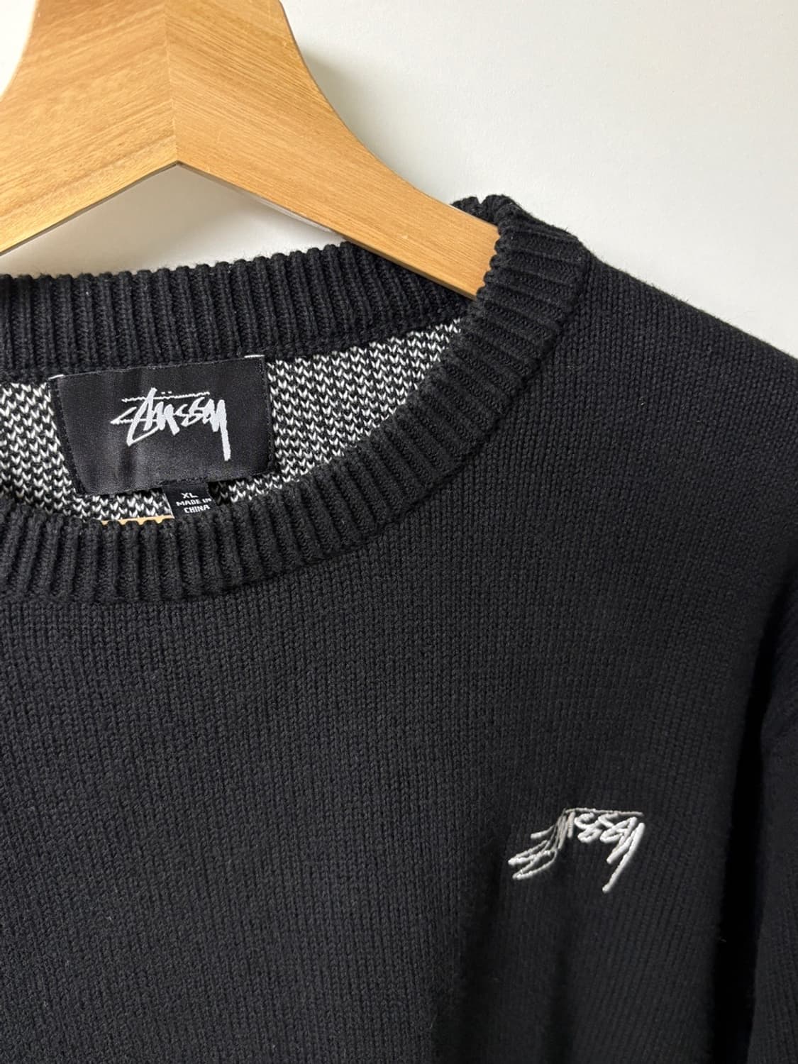 스투시 케어라벨 니트 XL 상품이미지2