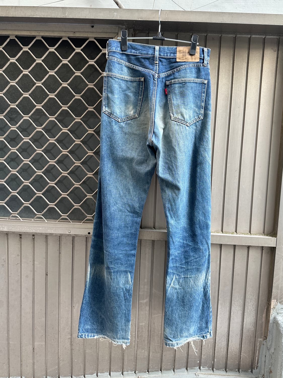 NONE vintage yellow washing denim pants 상품이미지5