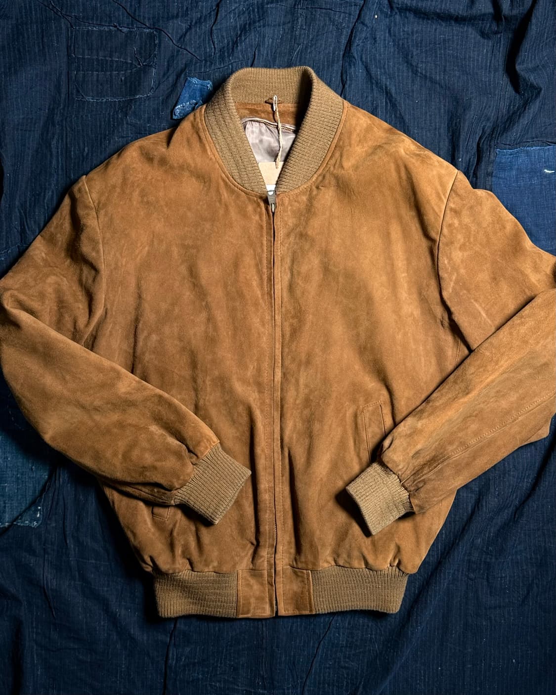 80-90's London Fog 스웨이드 봄버 자켓 XL 상품이미지1