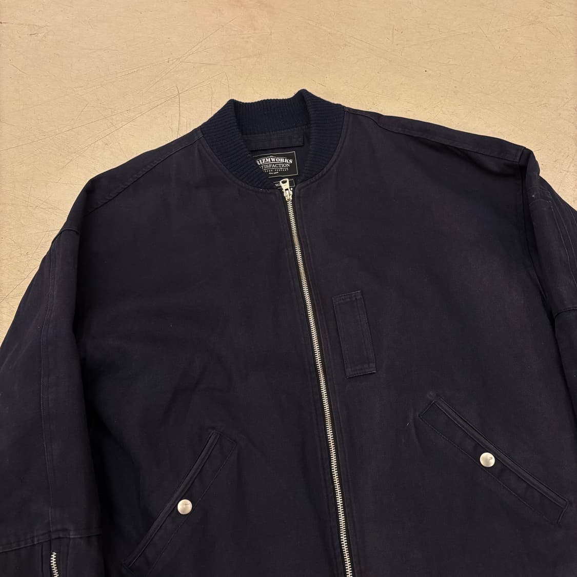 프리즘 웍스 네이비 봄버 자켓 상품이미지2