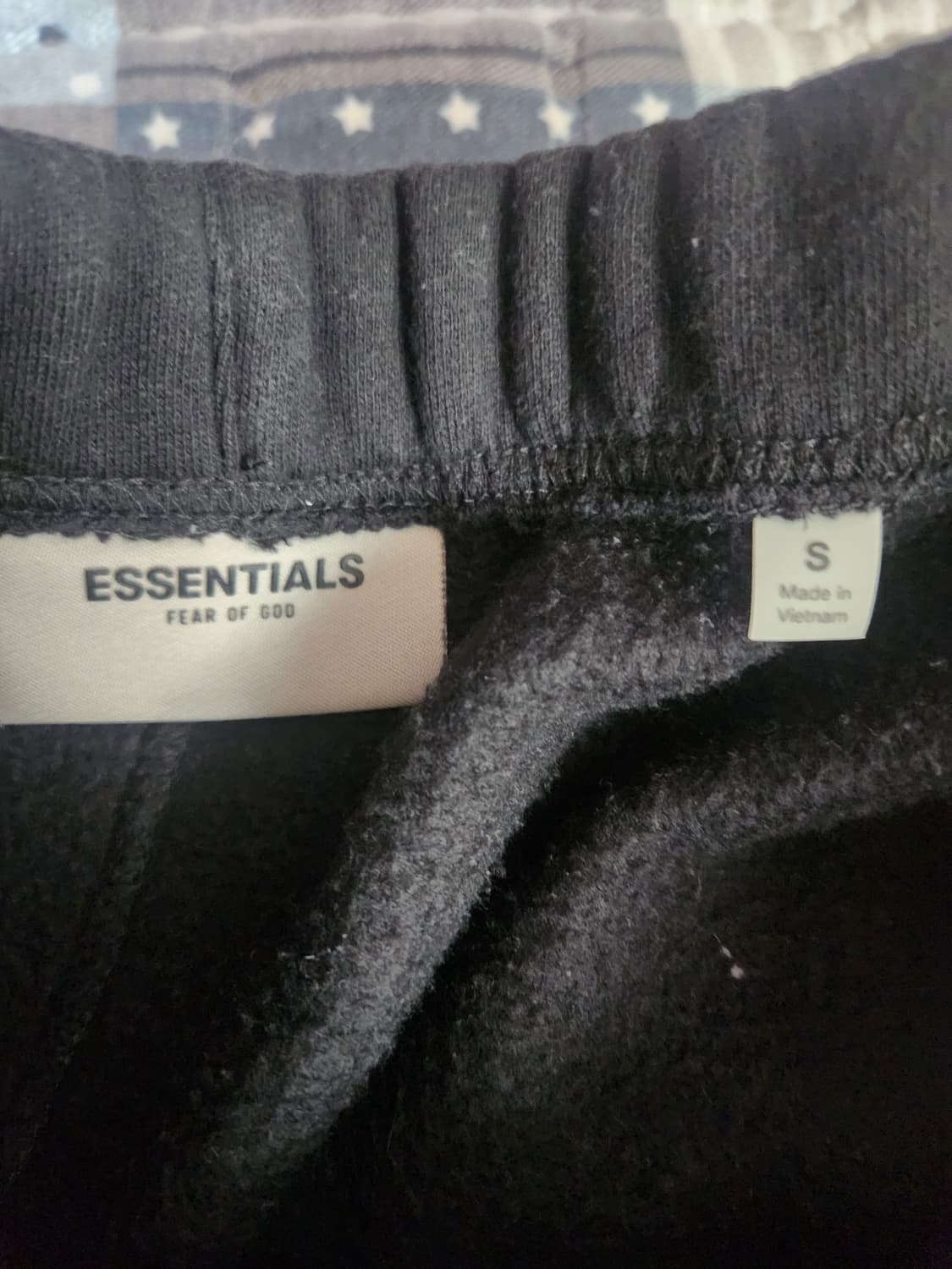 피어오브갓 에센셜 블랙 셋업 맨투맨 바지 상품이미지3