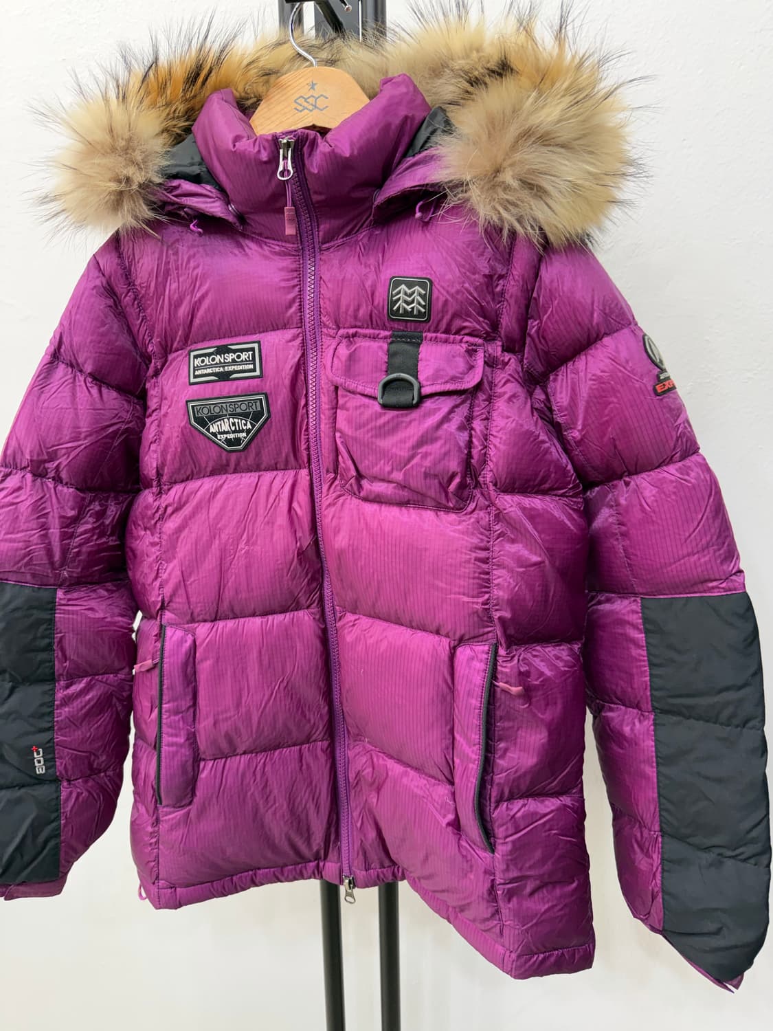 정품) 코오롱 여성 구스다운 패딩 95 상품이미지2