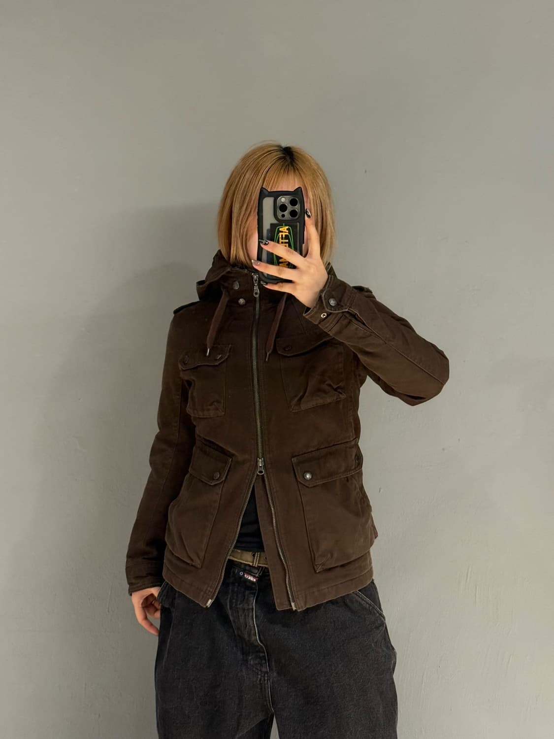 Hideaways multi pocket hood jacket 상품이미지2