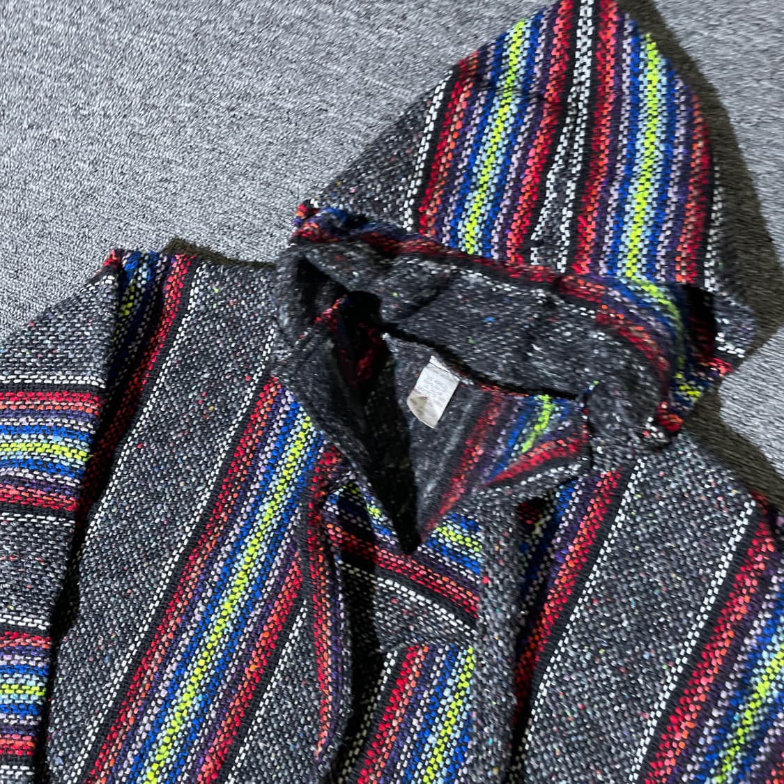 Made in Mexico 케이블 패턴 니트 후드티 M 상품이미지3