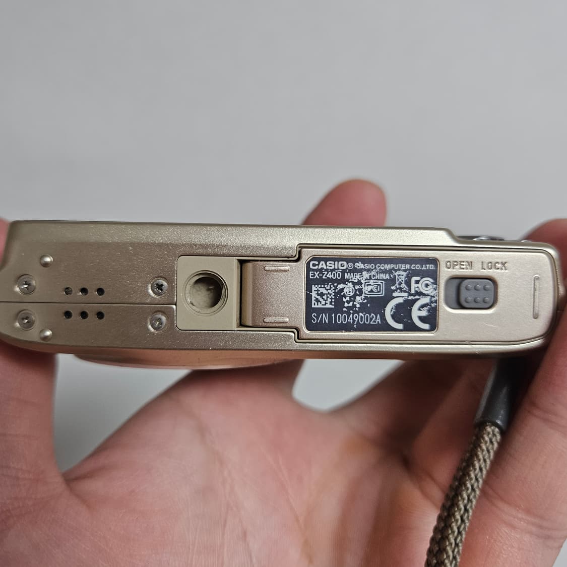 [태연 방지민 디카] 카시오 엑슬림 EX-Z400 골드 빈티지 디카 상품이미지5