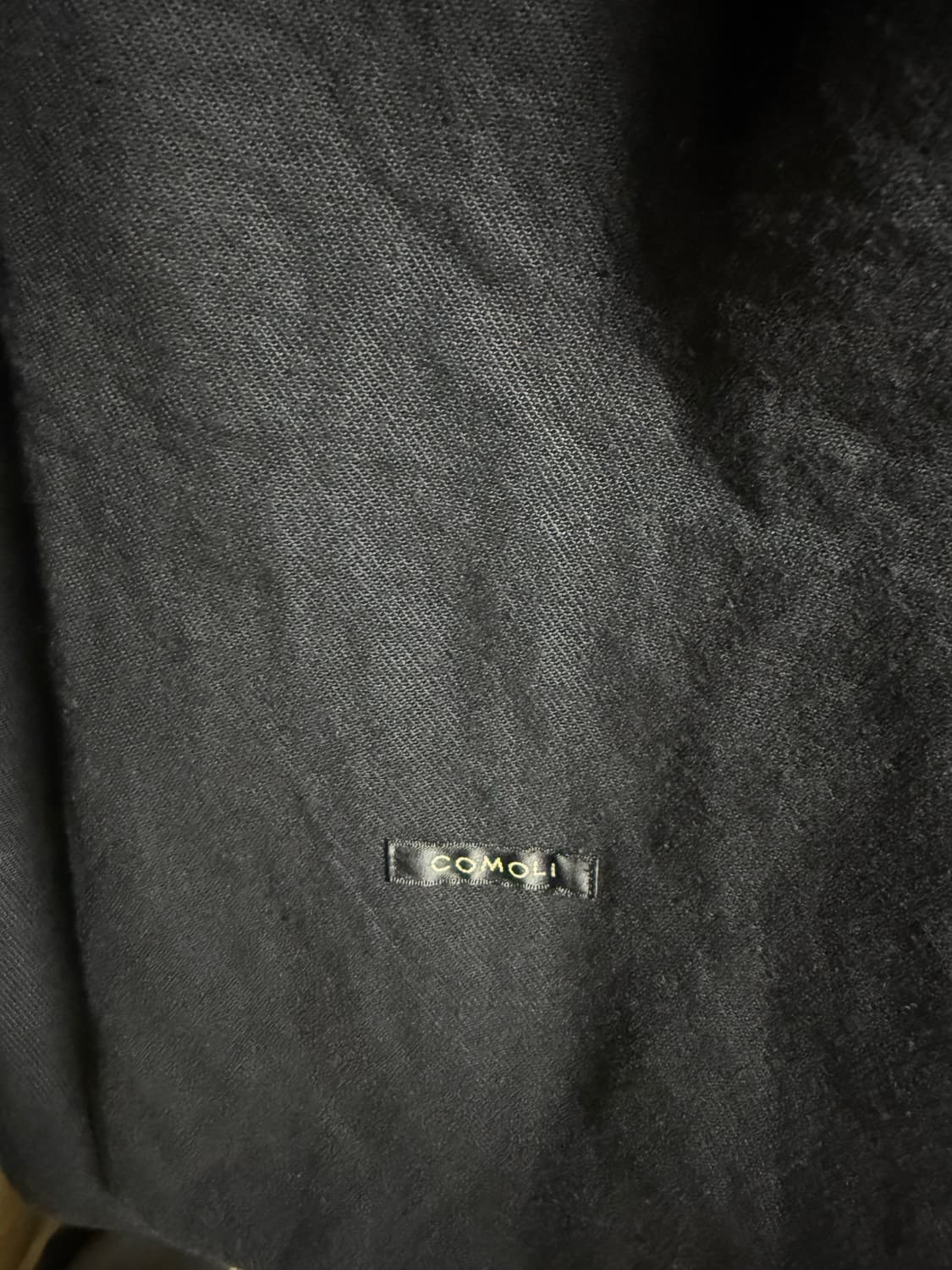 코모리 Comoli 26SS 블랙 데님 워크 재킷 D01-01002 상품이미지5