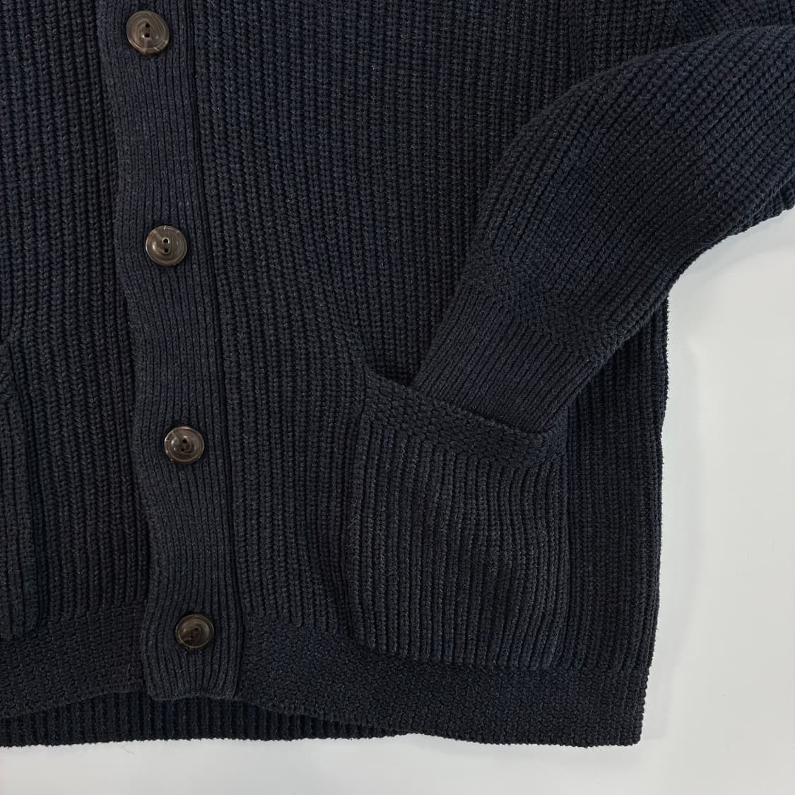Polo  폴로 랄프로렌 자수 코튼 네이비 숄카라 니트 가디건 상품이미지3