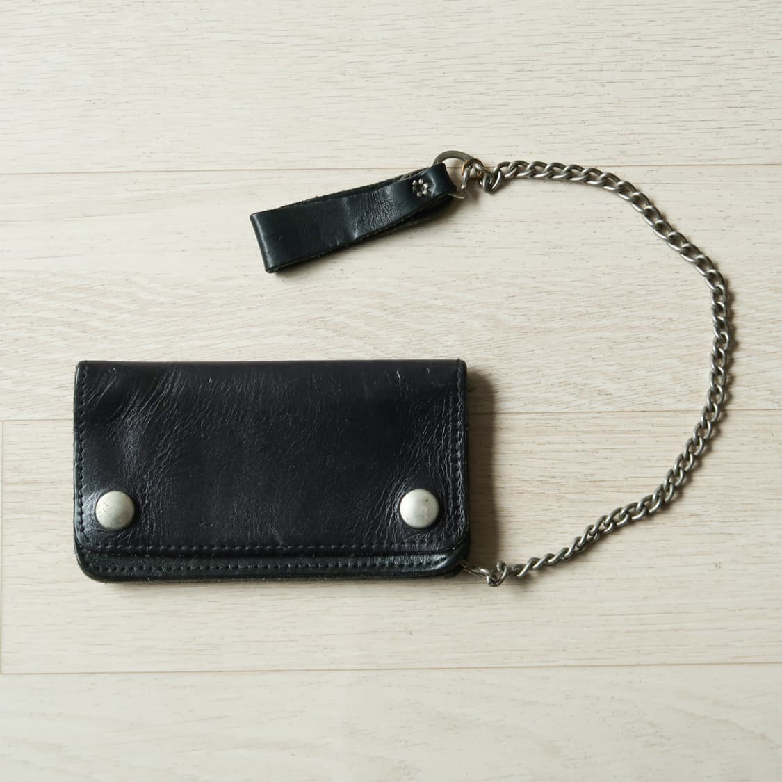 빈티지 7-80s 레더 트러커 지갑 상품이미지2