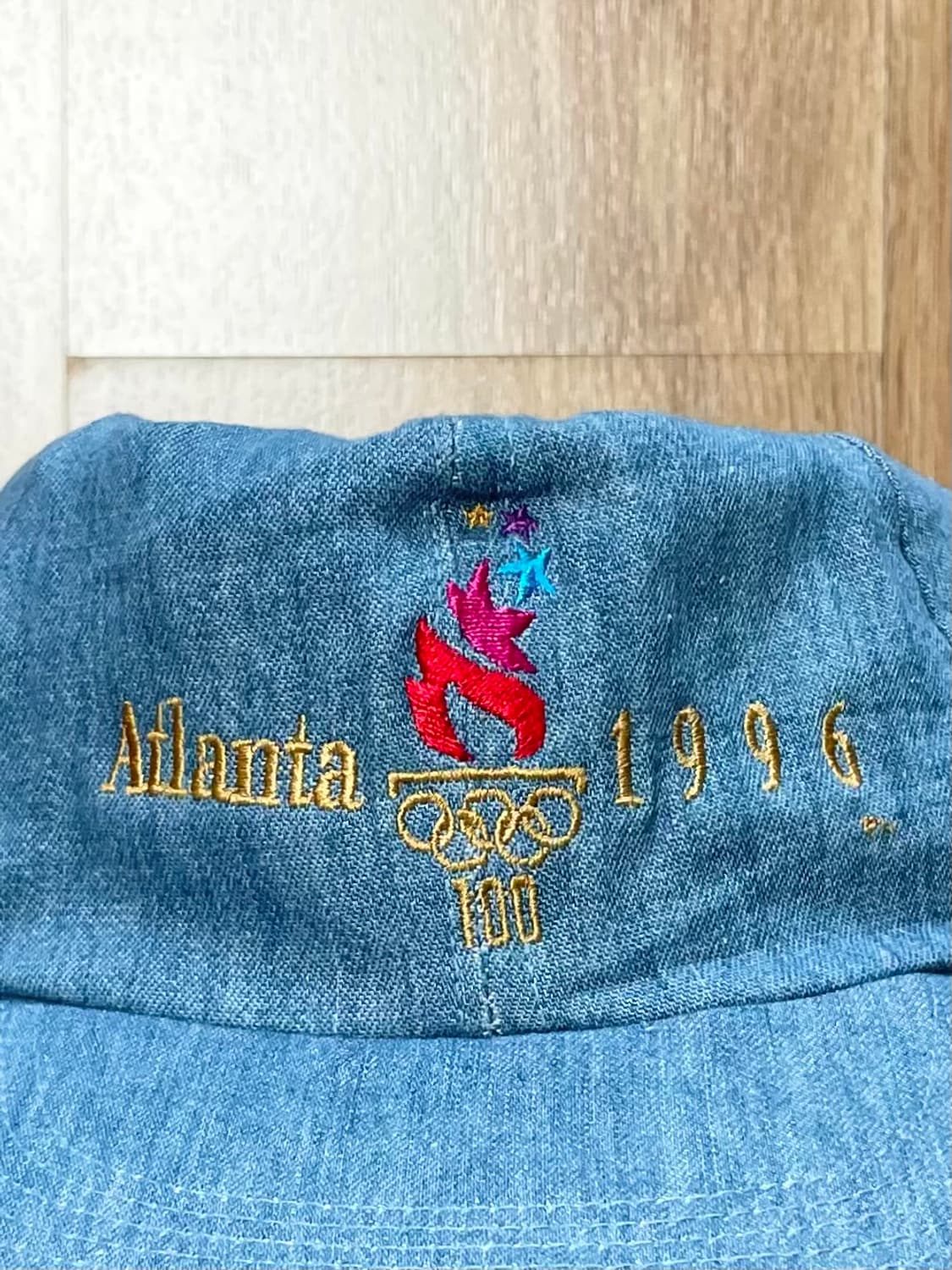 90s Made USA 애틀란타 (아틀란타) 올림픽 빈티지 볼캡 모자 상품이미지2