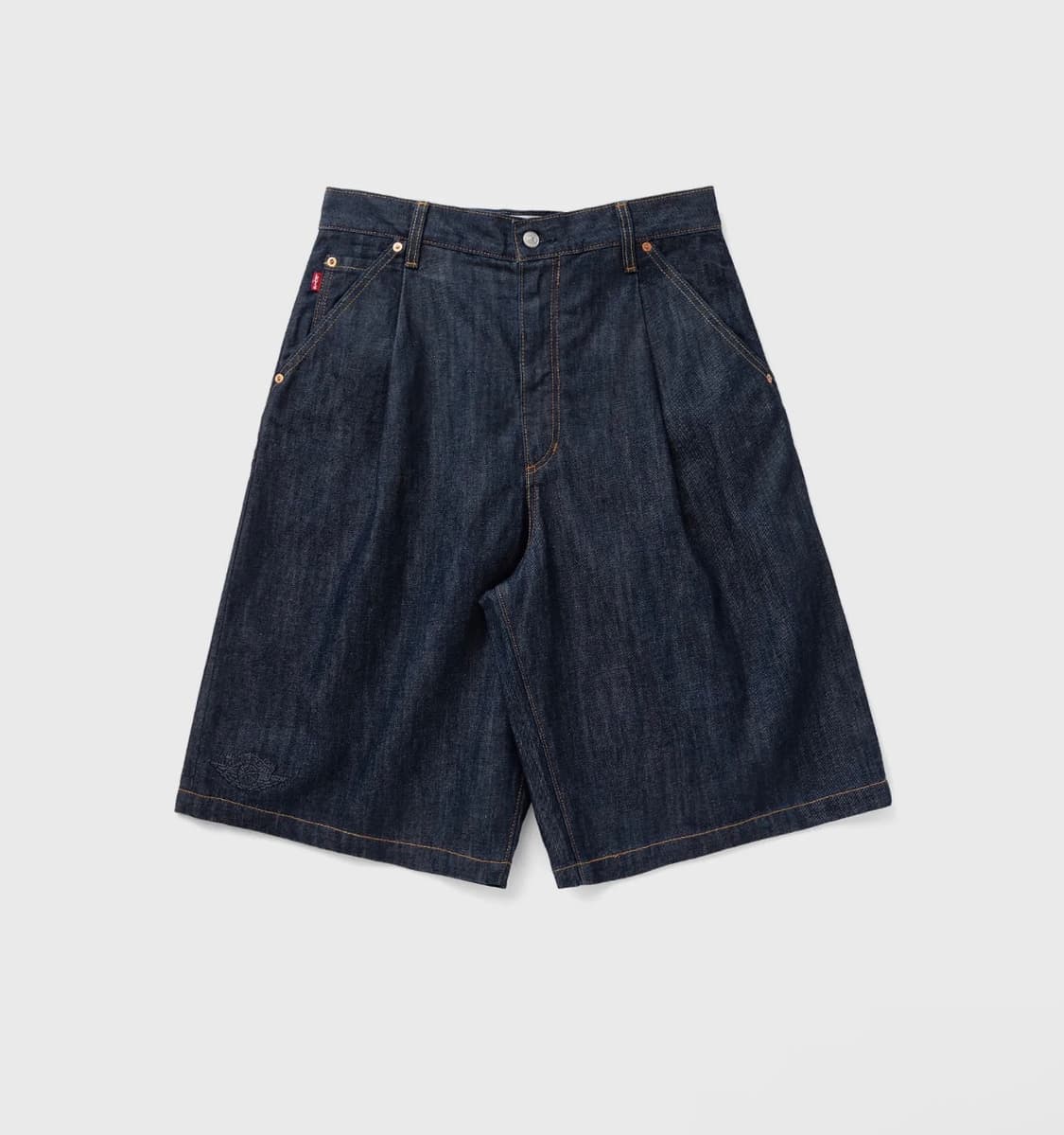 [34] 리바이스 x 조던 배기 쇼츠 인디고 새제품 상품이미지1