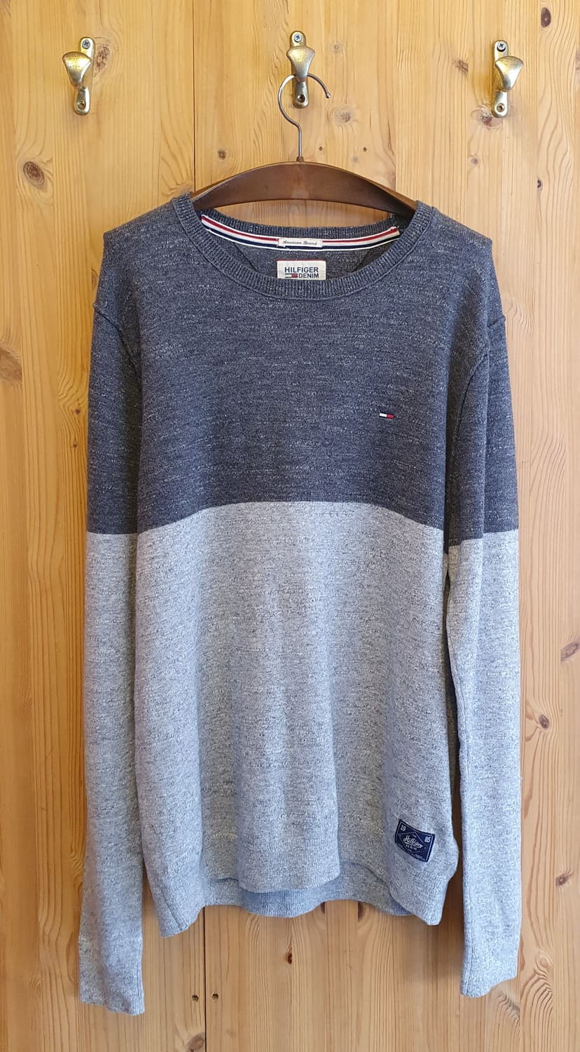 100.타미 코튼 라운드니트  상품이미지1