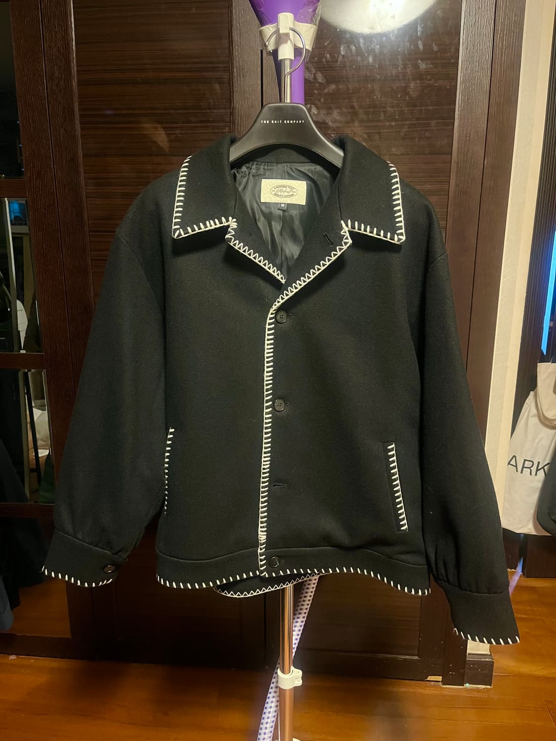 [남성M]암피스트 웨스턴 울자켓 블랙 상품이미지1