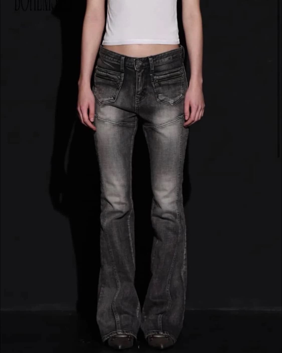 [ 6TH ] FRONT POCKET BOOTS CUT DENIM PAN 상품이미지4