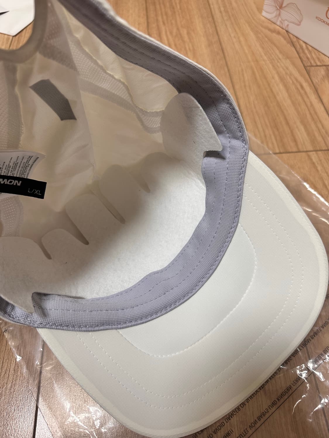 살로몬 트레일 그릿 메쉬 캡 L/XL 화이트 상품이미지3