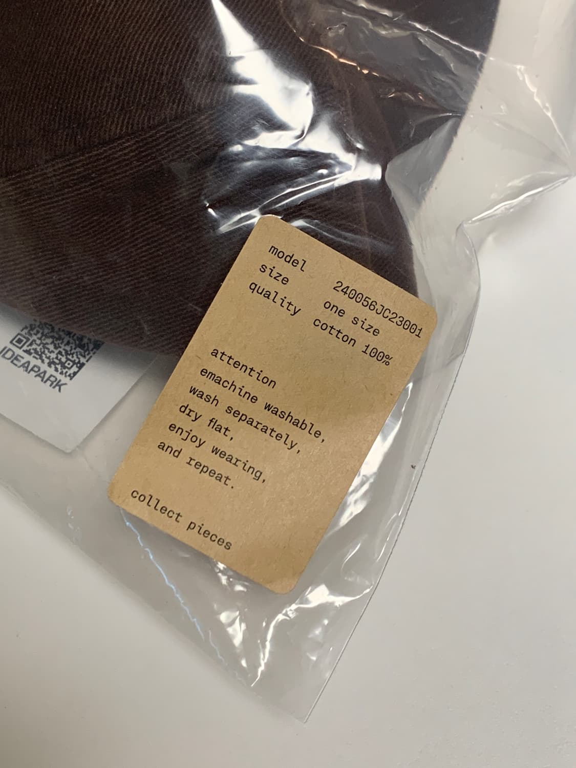 컬렉트피시스 쓰리 5패널 캡 (브라운) 상품이미지4