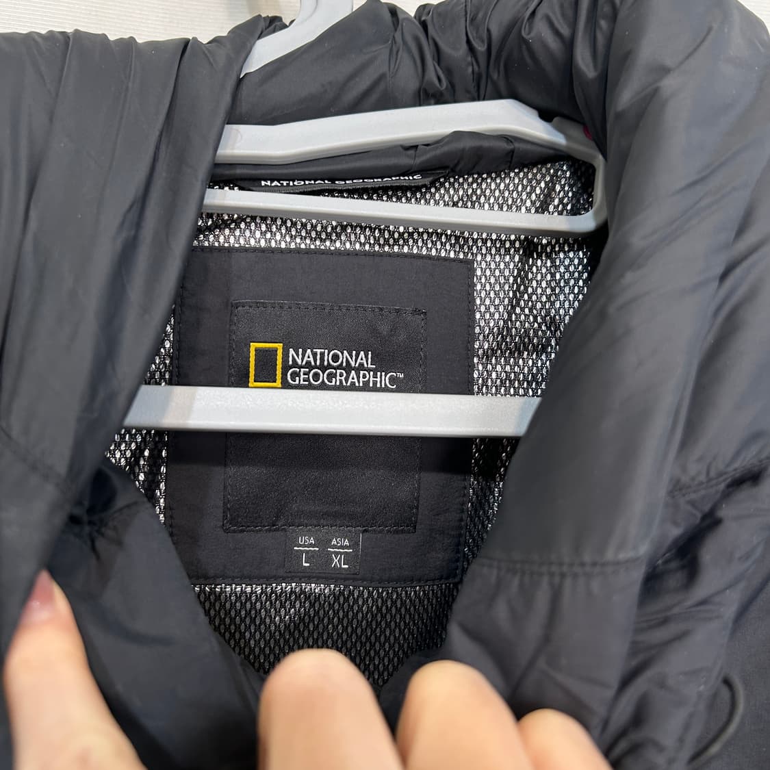 내셔널지오그래픽 2023 남성 구스다운 패딩 105 블랙 상품이미지2