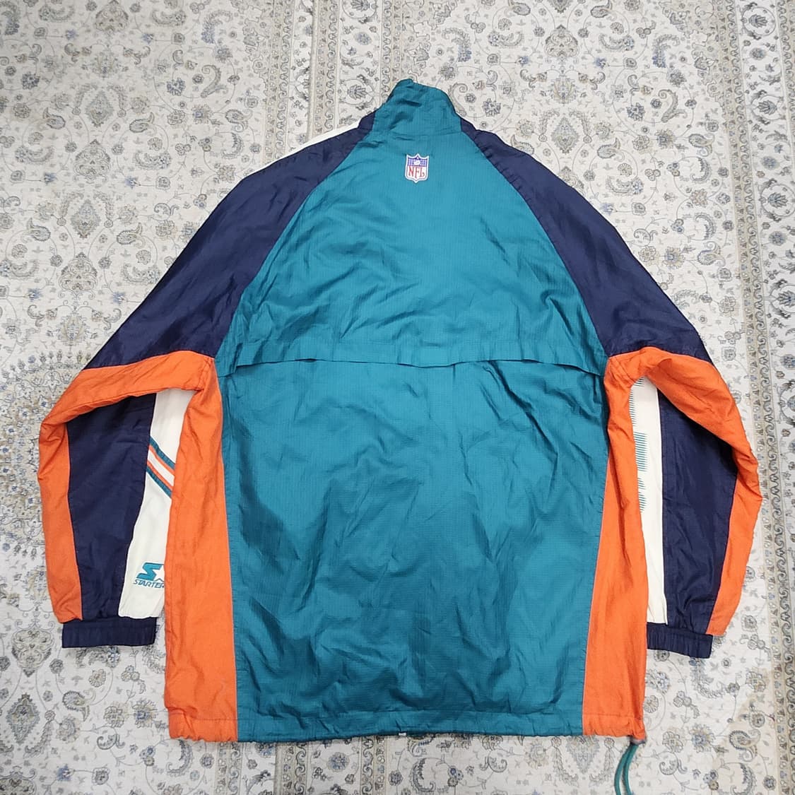 8-90s 올드스쿨 NFL 마이애미 돌핀스 바람막이 L (110-115) 상품이미지2