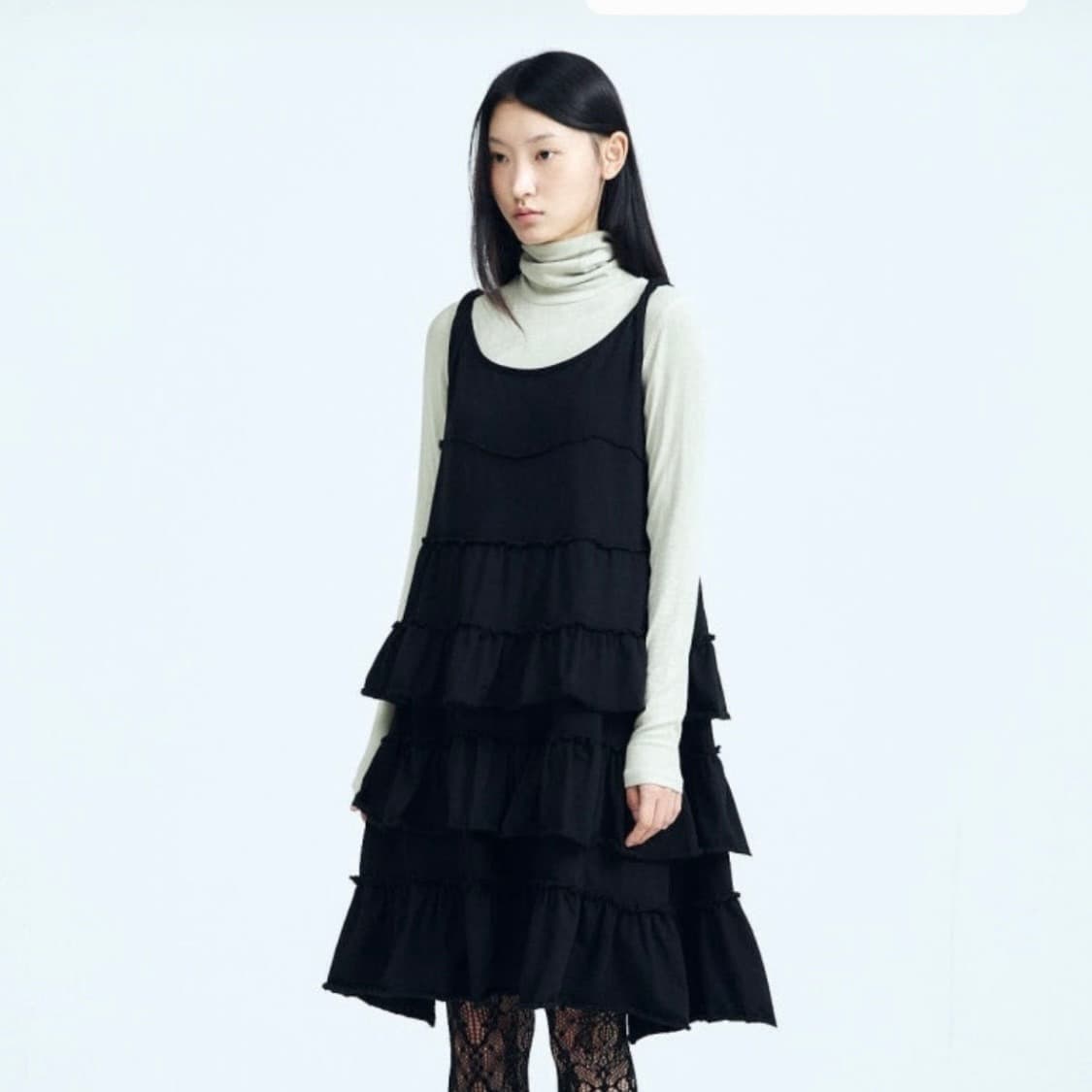 콜로신스 Nymph layered dress black 상품이미지1