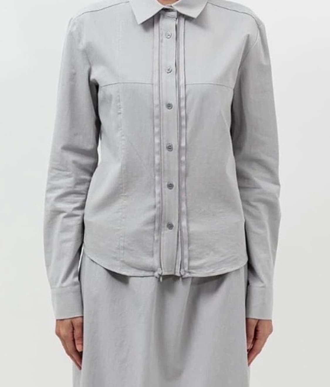 에옹쓰 오리가미 셔츠 그레이 1 상품이미지5