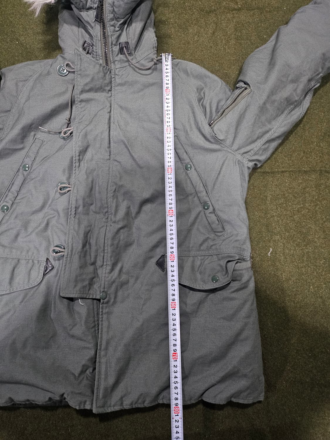 90s 미군오리지날 n3b 파카 신품 LR 상품이미지9