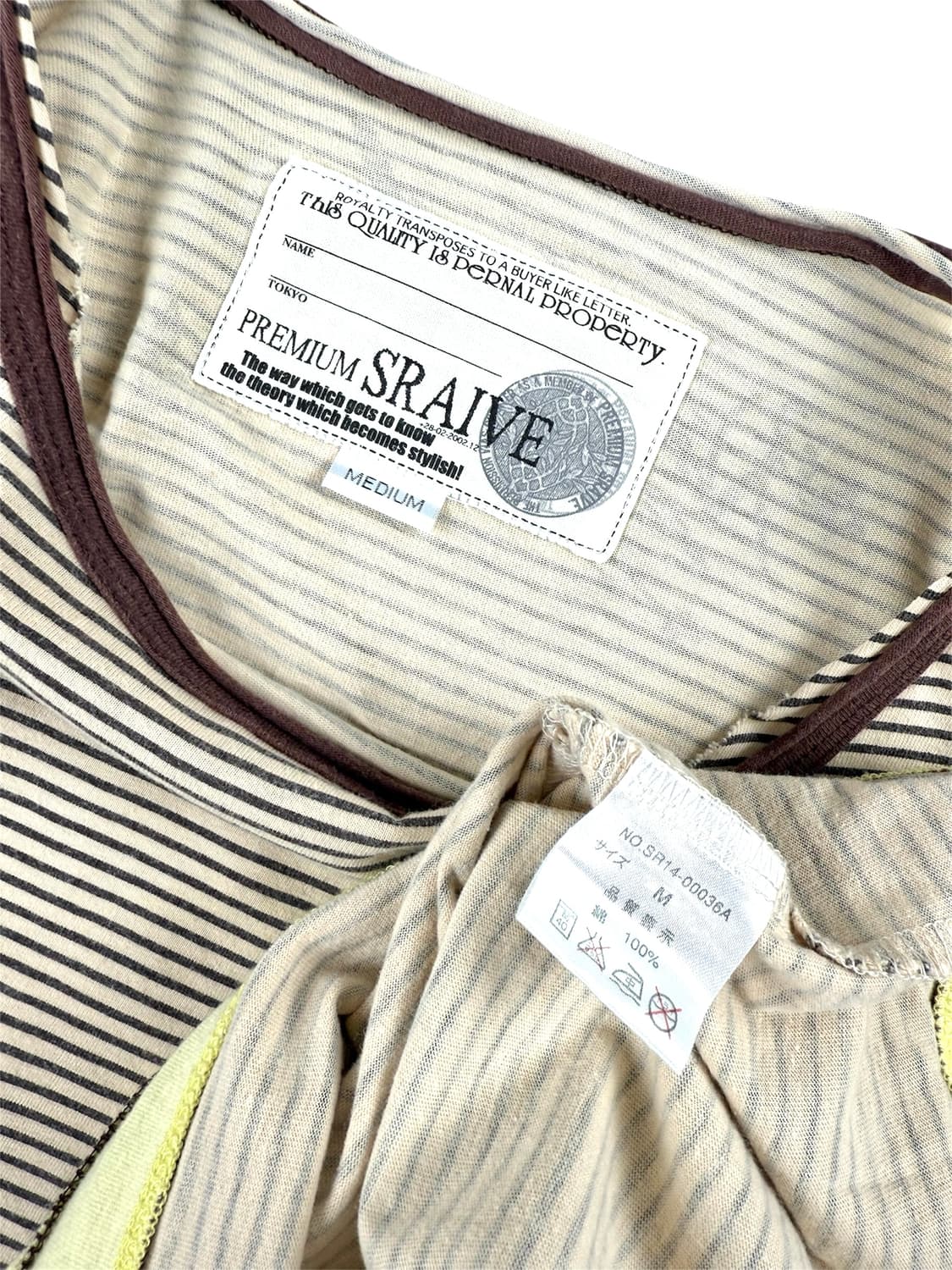 sraive 스트라이프 레이어드 롱슬리브 상품이미지6