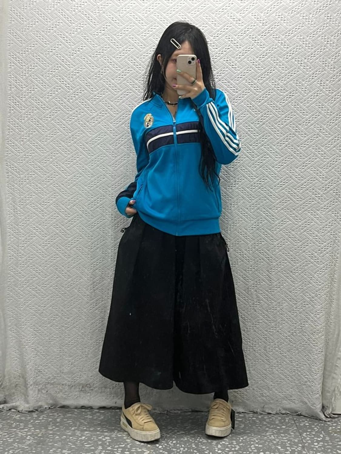 아디다스 대장급 레알마드리드 하늘색 져지 집업 100 C06722 상품이미지2