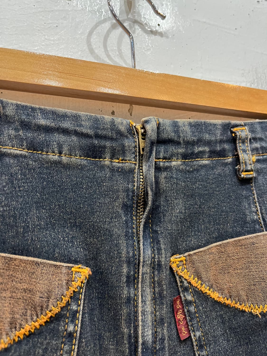 CA CEST CA JPN 스티치 롱스커트 치마  상품이미지5