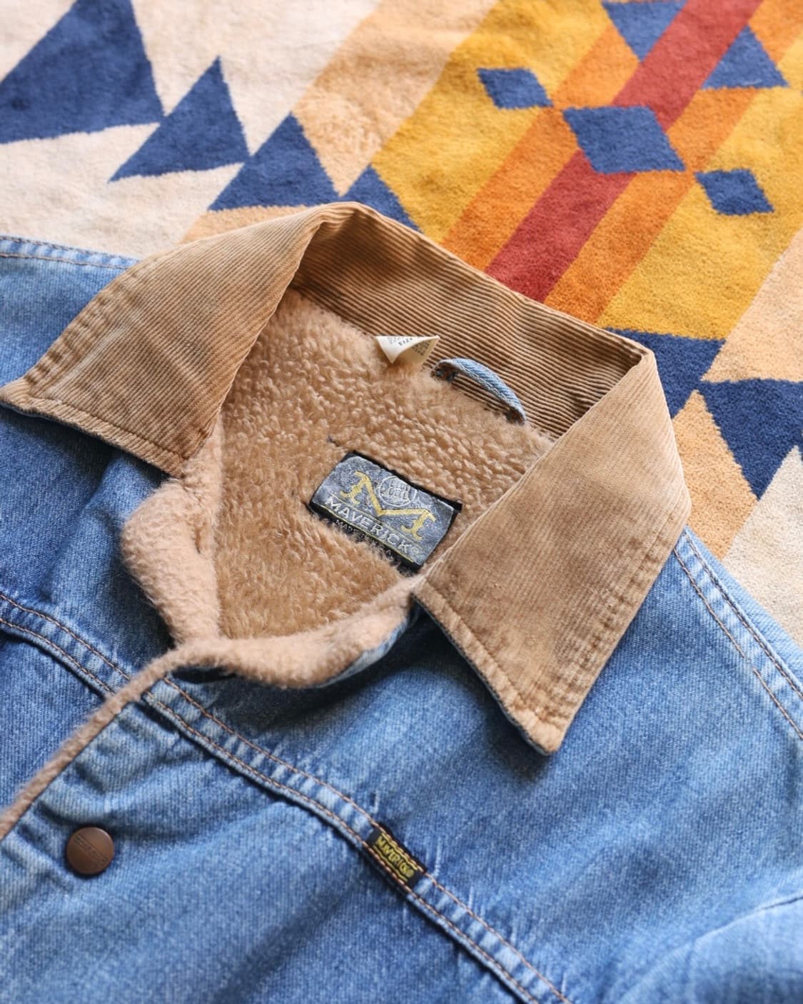 메버릭 60~70s 쉐르파 데님 트러커 자켓 상품이미지2